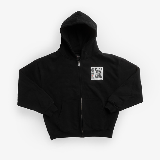 Zine Zip-Up Hoodie