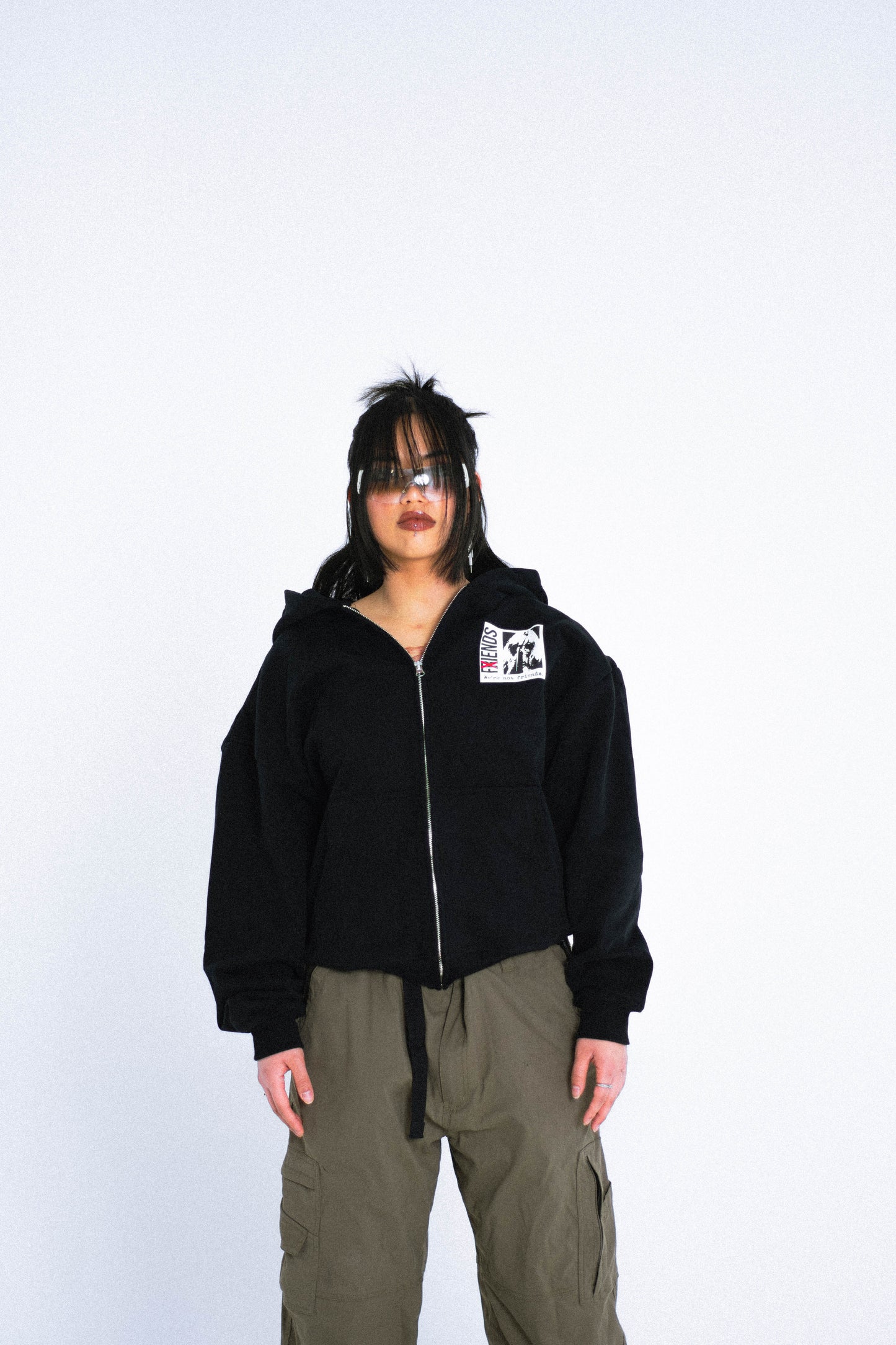 Zine Zip-Up Hoodie